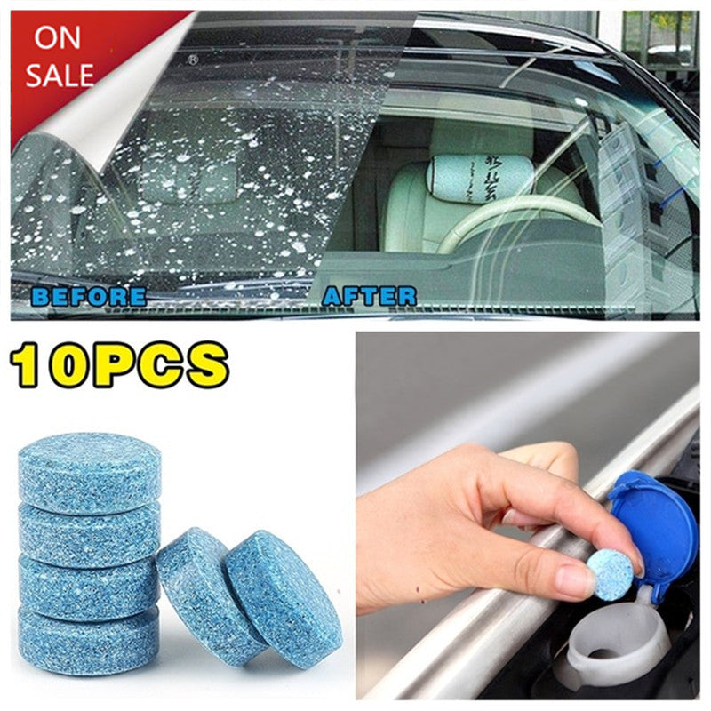 10PCS Car Solid Wiper Car Wash Fine Seminoma Wiper Auto Window Cleaning Car Windshield Glass Cleaner Car Accessories