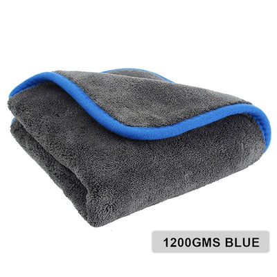 Car Wash 1200GSM Car Detailing Microfiber Towel Car Cleaning Drying Cloth Thick Car Washing Rag for Cars Kitchen Car Care Cloth