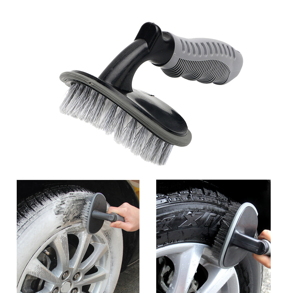 Car Tyre Brush Dust Remove Tire Wheel Cleaning Car Wash Universal Duster Auto Care Washing Tool Scrub