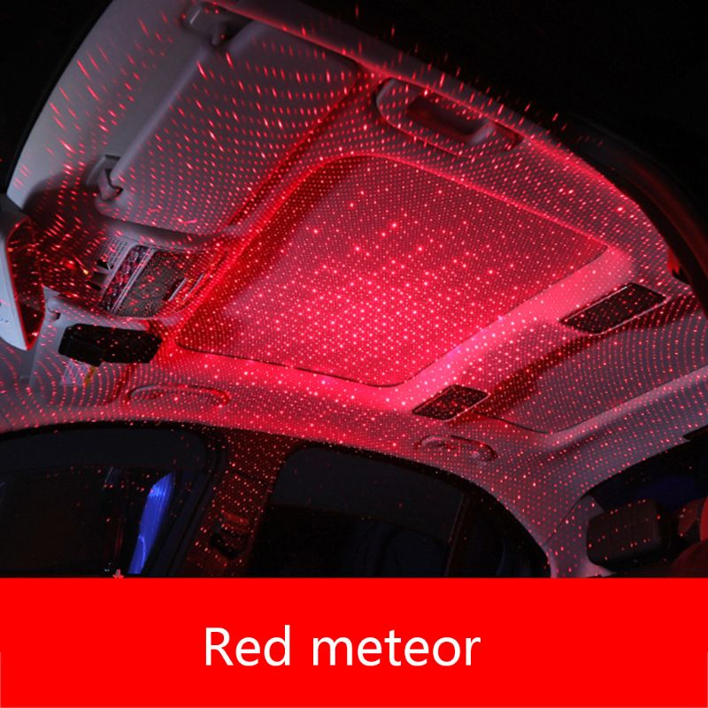 Car USB LED Car Atmosphere Ambient Star Light DJ RGB Colorful Music Sound Lamp Christmas Interior Decorative Light